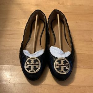 Benton 2 Quilted Ballet Flat Nappa Leather